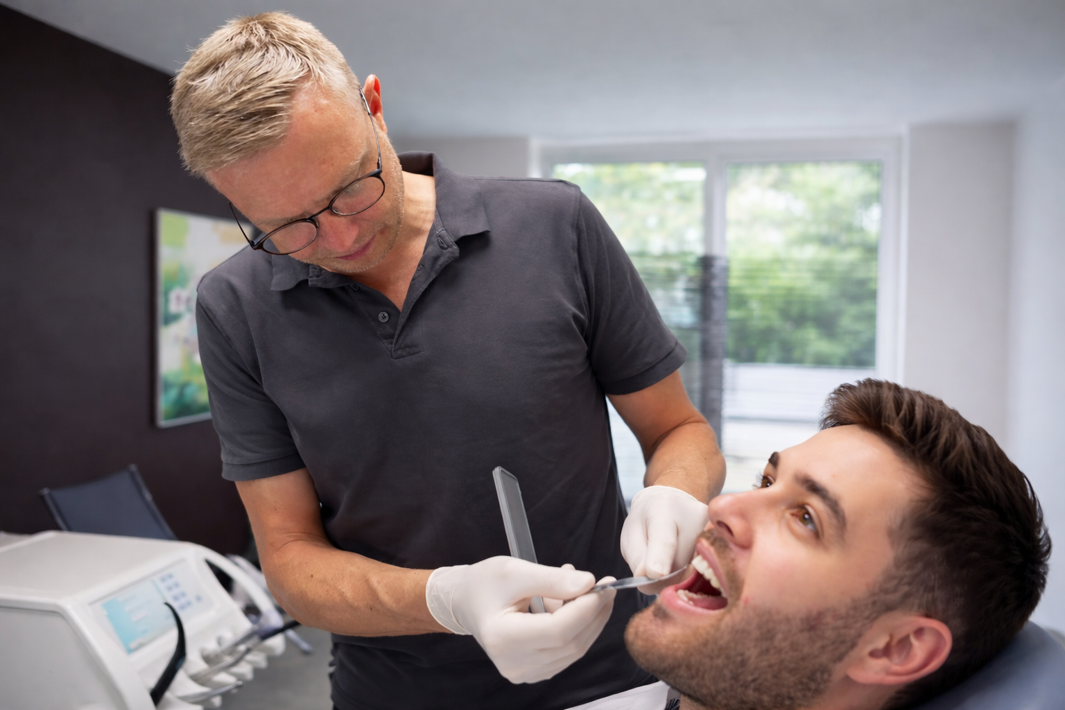 Präzise Zahnfarbwahl